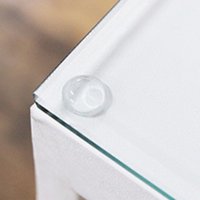 책상 유리판 미끄럼방지 받침 식탁 범퍼  사이즈  6mm (60개)  6mm (60개)