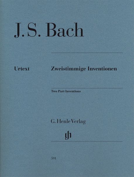 바흐 2성 인벤션FS BWV 772-786 (HN 591) (Bach Two Part Inventions)
