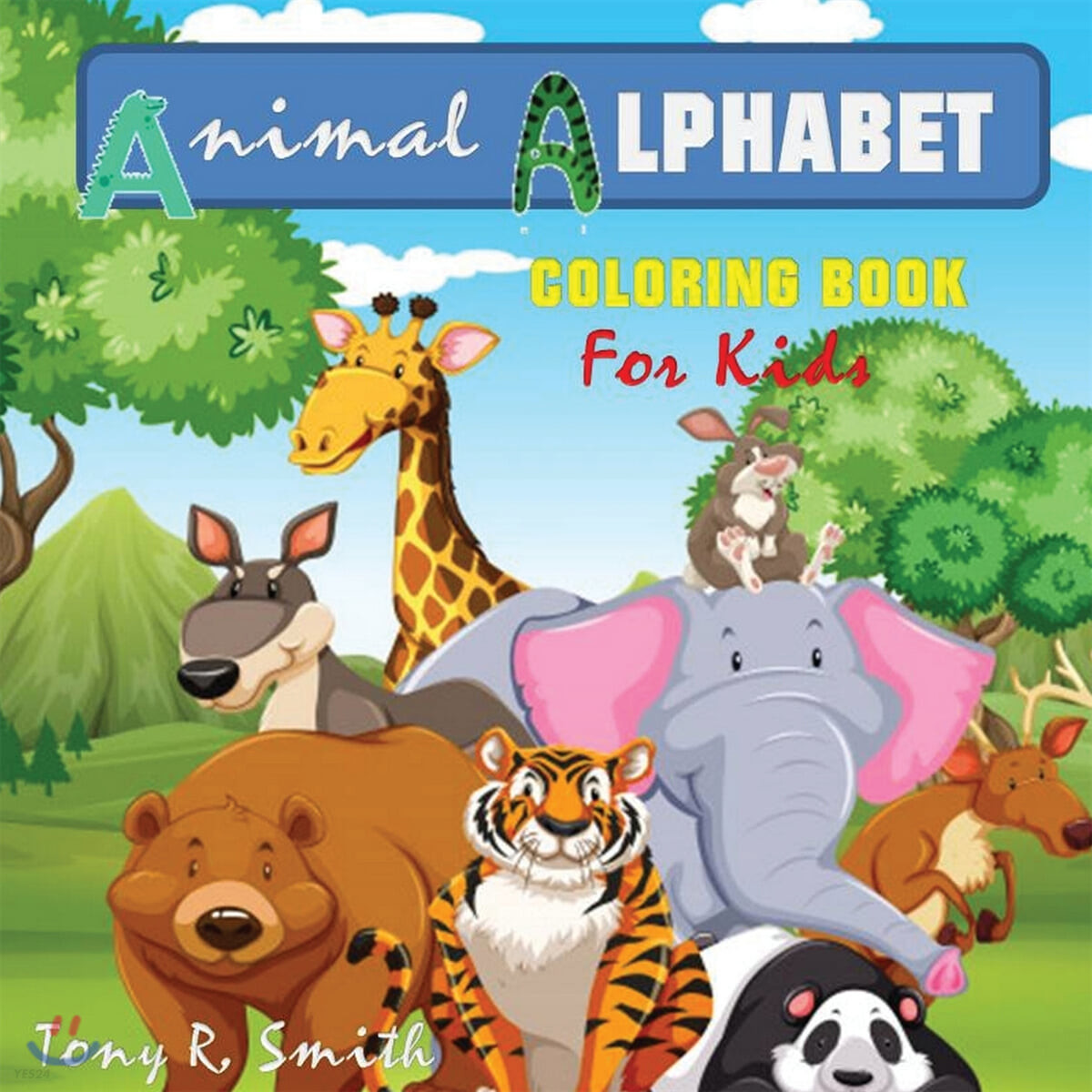 Animal Alphabet Coloring Book for kids