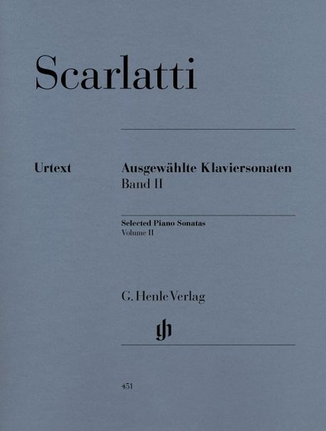 Ausgewaehlte Klaviersonaten . Band II  - [score] / Domenico Scarlatti ; herausgegeben von ...