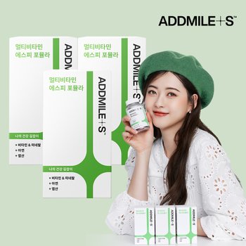 <b>애드마일스</b> 멀티<b>비타민</b> 에스피 포뮬라 850mg x 60정 x 3박스