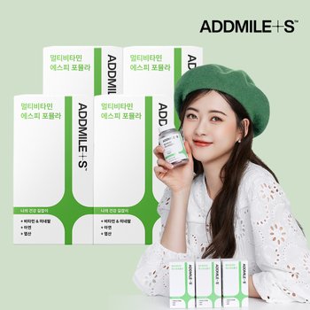<b>애드마일스</b> 멀티<b>비타민</b> 에스피 포뮬라 850mg x 60정 x 4박스