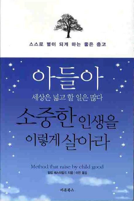 아들아 세상은 넓고 할 일은 많다 소중한 인생을 이렇게 살아라