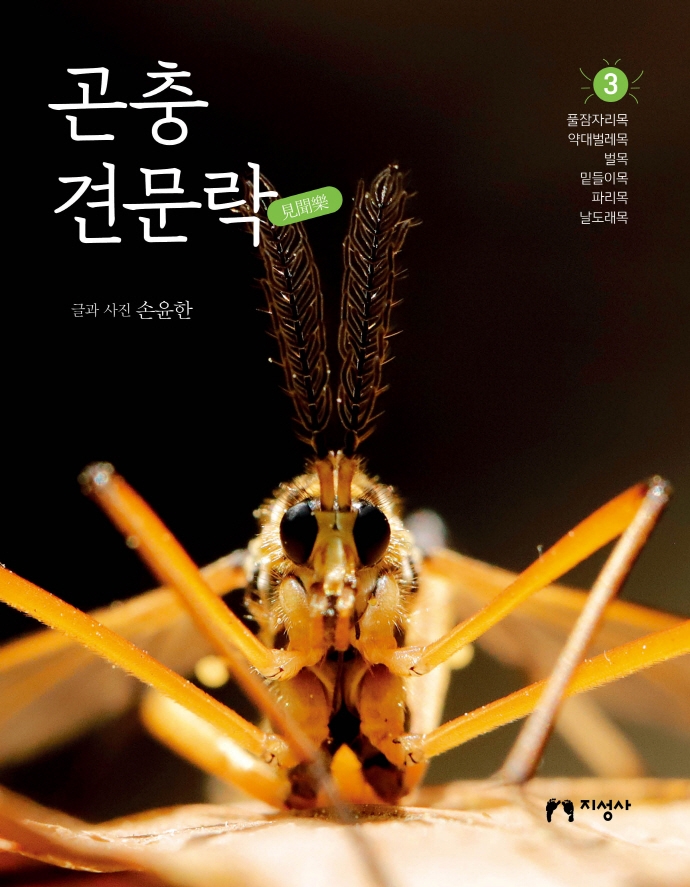 곤충 견문락 . 3 , 풀잠자리목, 약대벌레목, 벌목, 밑들이목, 파리목, 날도래목  