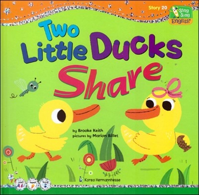 Two little ducks share