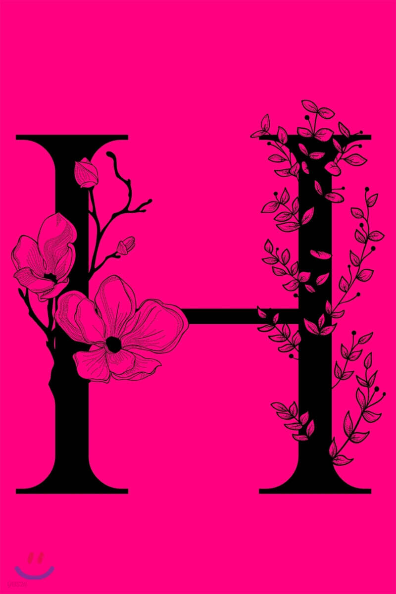 H (Monogram Initial Letter Notebook)