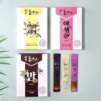 꿀마니 꿀스틱세트 12g x 45개 아카시아 야생화 밤 x 2세트