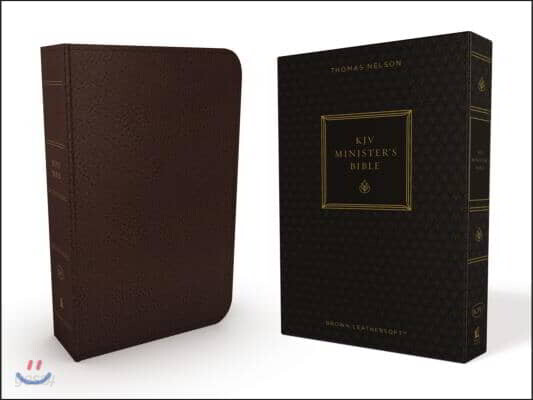 KJV, Minister’s Bible, Imitation Leather, Brown, Red Letter Edition (King James Version, Brown Leathersoft, Red Letter Edition)