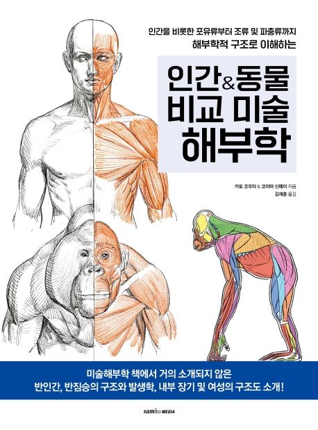 인간&동물 비교 미술 해부학