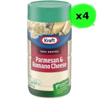 크래프트 파마산 로마노 치즈 가루 227g 4팩 Kraft 100 Grated Parmesan Romano Cheese Shaker