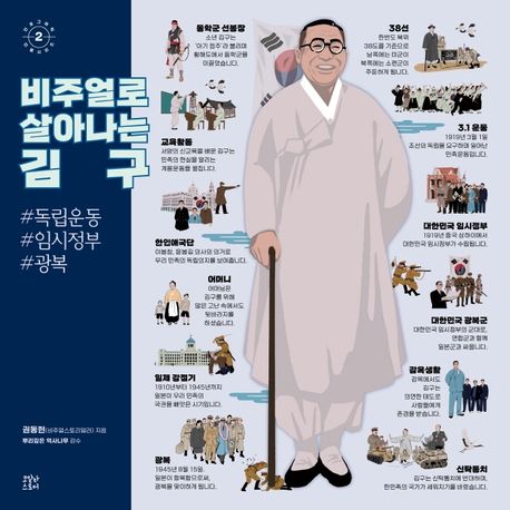 비주얼로 살아나는 김구 : #독립운동#임시정부#광복