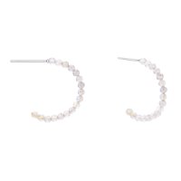 밀튼스텔리 Radiant Moonstone Beads Earring MSJ-BZJ90100