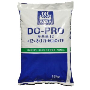 한국농자재유통 야라 두프로12 15KG 신개념 고효율 토경전용 복합비료