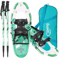 [아마존베스트]Gpeng 3-in-1 Lightweight Snowshoes Set for Women Youth Kids, A