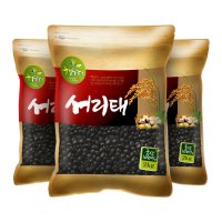 현대농산 국산 서리태 6kg (2kgx3봉) 검은콩