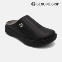 GENUINE GRIP 보르도30 논슬립 기능성 조리화 사무실 슬리퍼 - ggbr30b-Black