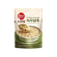 비비고 비비고 녹두닭죽 420g 파우치죽 햇반소프트밀