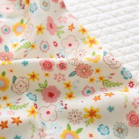 Wide Size Summer Fabric 여름 냉장고 쿨링 원단 무형광 꼰사인견 캔디플라워