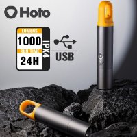 HOTO LED 손전등 전원 울트라 브라이트 토치 5 조명 모드 Zoomable 야외 캠핑 자전거 라이트 18650 리튬 배터리