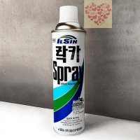 락카 스프레이 420ml 백색 흑색 컬러 국내산 친환경  투명 343