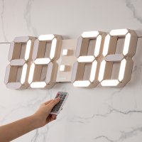 루나리스 그랑데 GPS 대형 자동조절 LED 벽시계 54cm