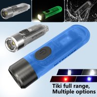 NITECORE-TIKI GITD TIKI LE 300 키체인 라이트 100 오리지널 루멘 미니 미래적 USB 충전식