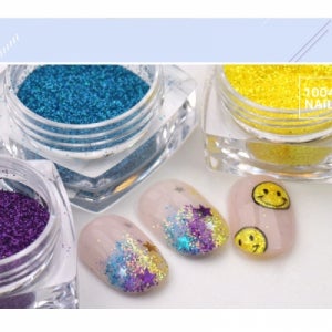 루핀 다이아몬드 가루 네일 글리터 L사이즈  12종세트 (컬러램덤)