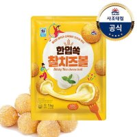 대림냉동 한입쏙 찰 치즈볼 1kg 간식 튀김 에어프라이