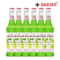 모닌 그린애플시럽1000ml x6개 칵테일 모히또 에이드