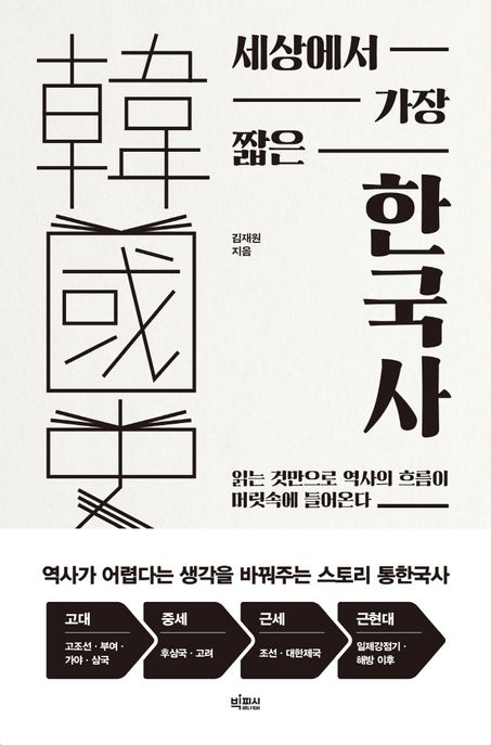 세상에서 가장 짧은 한국사 : 읽는 것만으로 역사의 흐름이 머릿속에 들어온다 표지