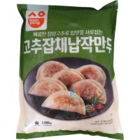 삼양 고추잡채납작만두 2kg