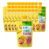 풀무원 풀스키친 스위트 트로피컬 과일주스  40개  100ml