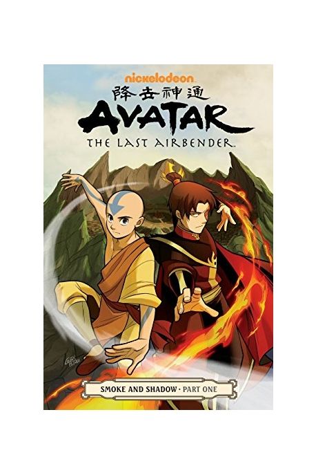 Avatar. 1-1, Smoke and Shadow Part One= 降擊神通: The Last Airbender 표지