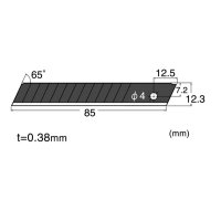 NT 커터칼날 0 38T 10장 BH-23P 12