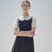 웬스데이딜라잇 Delight preppy look midi dress