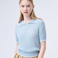 코일리 Summer Collar Knit sky