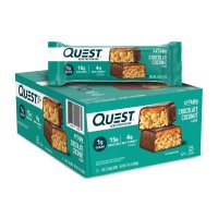 퀘스트뉴트리션 퀘스트바 히어로 프로틴바 크리스피 초콜릿 코코넛 12 Quest Nutrition