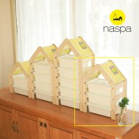 NASPA 나스파 자작 나무 원목 미니 키노키노 수납장 서랍장 3단 파스텔 그린