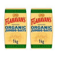 Flahavans Porridge Oats 플라하반 오가닉 포리지 점보 오트밀 1kg 2팩