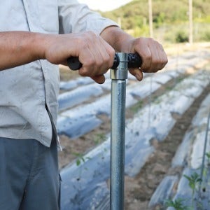 고추지지대 고추지주대 농산물지지대 빼고박고 타격봉 항타기 말뚝 박기 나눔테크 특허출원
