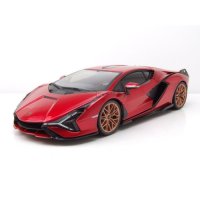 Lamborghini Sian FKP 37 2019 rot Modellauto 1:18 Burago