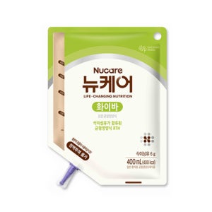 뉴케어 화이바 RTH 파우치 400ml (20팩) 경관급식 경장영양제 위장관 대두식이섬유 함유 장불편함완화