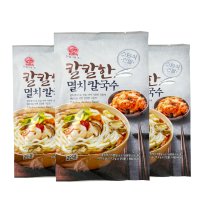 한일식품 본고장 생면 멸치칼국수2인 3봉 세트 한끼식사 즉석요리 국수 칼국수 우동