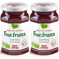 RIGONI DI ASIAGO Fiordifrutta cranberry 리고니 디 아시아고 오가닉 비건 크랜베리 잼 스프레드 250g 2병