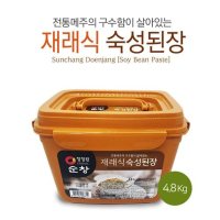 청정원 순창 재래식된장 대용량 4 8kg 숙성 된장