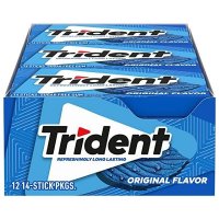 트라이던트 오리지널 맛 껌 14피스 12개입 미국 Trident Gum 맛이오래가는껌