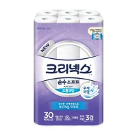 크리넥스 순수 소프트 도톰 3겹 30m 30롤