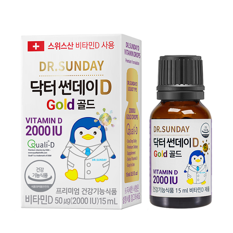 닥터썬데이D 골드 <b>2000IU</b> 15ml