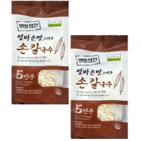 칠갑농산 엄마손 맛 그대로 손칼국수 800g 2봉 10인분