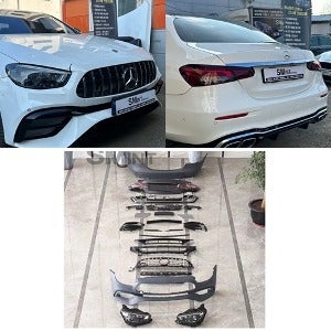 벤츠 E클래스 W213 E63룩 신형개조 컨버전 바디킷 풀세트 (2016-2019년 적용)